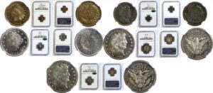 1906 Proof Set - 5 pc Cent thru Half Dollar -  NGC Graded