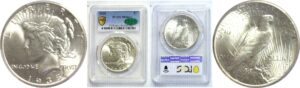 1935 Peace Dollar  -  PCGS MS-66+  CAC