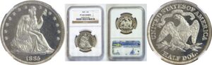 1885 Seated Liberty Half Dollar.  -   NGC PF-66 CAMEO