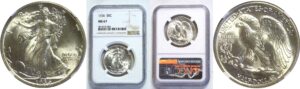 1936  Walking Liberty Half Dollar.  -  NGC MS-67.