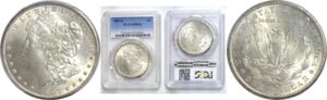 1897-S  Morgan Dollar.  -  PCGS MS-64.