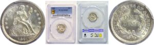 1841 Seated Liberty Dime  -  PCGS MS-65
