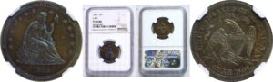 1865 Pattern Quarter.  J-426.  -  NGC PR-66 BN