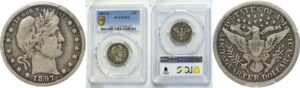 1897-O Barber Quarter  -  PCGS F-12