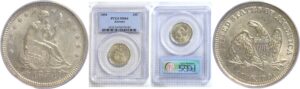 1854 Seated Liberty Quarter  -  PCGS MS-64