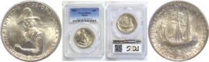 1921 Pilgrim Commemorative Half Dollar. -  PCGS MS-66