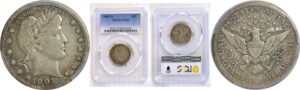 1901-O Barber Quarter  -  PCGS VF-25