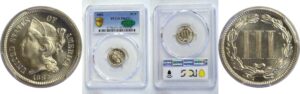 1882 Nickel Three Cent  -  PCGS PR-67+  CAC