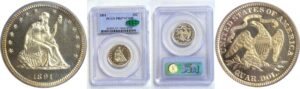 1891 Seated Liberty Quarter  -  PCGS PR-67+ CAM  CAC