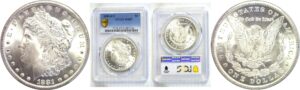1881-CC Morgan Dollar  -  PCGS MS-67