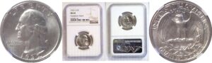 1932-S Washington Quarter  -  NGC MS-64