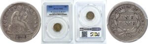 1846 Seated Liberty Dime - PCGS VF-25