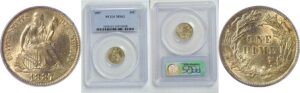 1887 Seated Liberty Dime  -  PCGS MS-63
