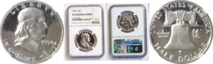 1954 Franklin Half Dollar  -  NGC PF-66 ULTRA CAMEO