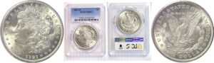 1921-D Morgan Dollar  -  PCGS MS-63