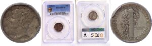 1921-D Mercury Dime.  PCGS VF-30