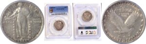 1923-S Standing Liberty Quarter. -  PCGS XF-45