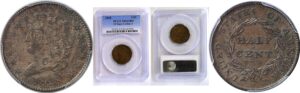 1828 Half Cent  -  PCGS MS-63 BN