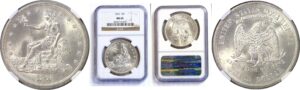 1876 Trade Dollar  -  NGC MS-65