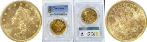 1876-CC $20 Liberty  -  PCGS MS-60