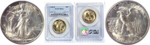 1944-D Walking Liberty Half Dollar.  -   PCGS MS-66