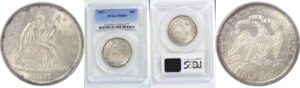1877 Seated Liberty Half Dollar  -  PCGS MS-65+