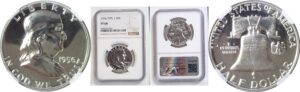 1956 Franklin Half Dollar  -  NGC PF-68