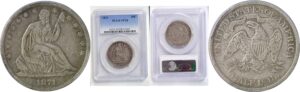 1871 Seated Liberty Half Dollar  -  PCGS VF-20