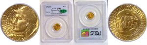 1915-S $1 Panama-Pacific Gold Commemorative  -  PCGS MS-64  CAC