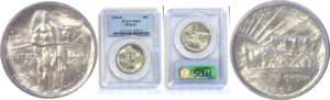1934-D Oregon Trail Commemorative Half Dollar.  -   PCGS MS-65