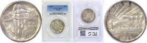 1928 Oregon Trail Commemorative Half Dollar  -  PCGS MS-67