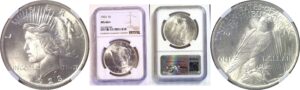 1923 Peace Dollar. -  NGC MS-66+