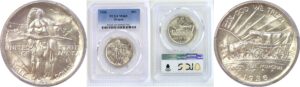 1936 Oregon Trail Commemorative Half Dollar  -  PCGS MS-65