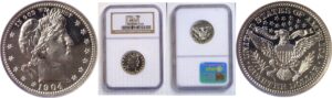 1904 Barber Quarter  -  NGC PF-67