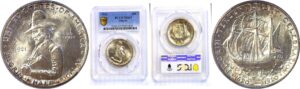 1921 Pilgrim Commemorative Half Dollar  -  PCGS MS-67