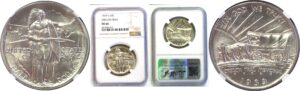 1939-D Oregon Trail Commemorative Half Dollar  -  NGC MS-66