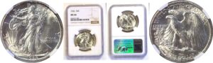 1936 Walking Liberty Half Dollar  -  NGC MS-66