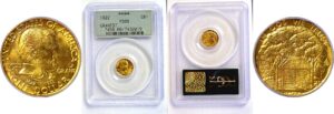 1922 $1 Grant, Star.  Gold Commemorative  -  PCGS MS-66