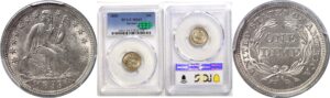 1853 Seated Liberty Dime  -  PCGS MS-63  CAC