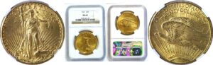 1927 $20 St. Gaudens  -  NGC MS-64
