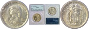 1921 Missouri, 2x4.  Commemorative Half Dollar  -  PCGS MS-63