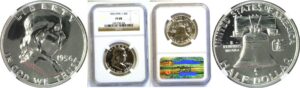 1956 Type-1. Franklin Half Dollar  -  NGC PF-68