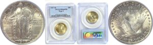 1917-D T-1. Standing Liberty Quarter  -  PCGS MS-64FH