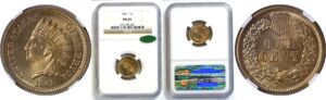 1861 Indian Head Cent  -  NGC MS-65  CAC