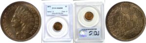 1871 Indian Head Cent  -  PCGS MS-65 RB