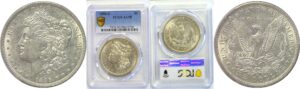 1895-O Morgan Dollar  -  PCGS AU-50