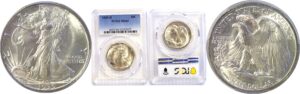 1939-D Walking Liberty Half Dollar  -  PCGS MS-66